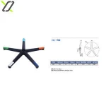PA Glass Fibre Firm Practical Colorized Sharp Sliver Chair Parts