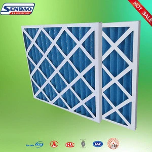 Panel Primary Air Filter , Cardboard Frame Pre Filter