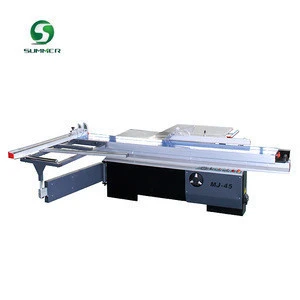 panel saw sliding table saw machine cutting ABS board, organic glass and solid wood