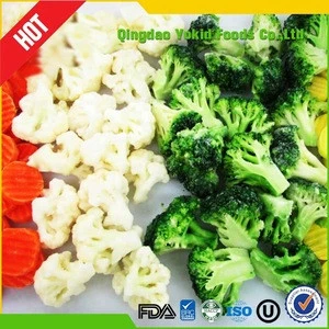 Passed Good Taste frozen mixed vegetable with BRC