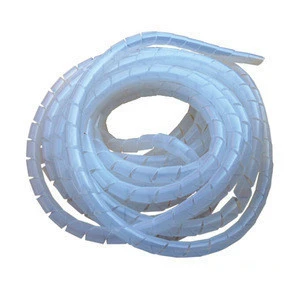 PE plastic spiral wire wrapping bands cable sleeve with CE ROHS