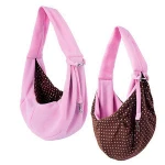 Pet Travel Carrier Sling Shoulder Reversible Hand Free Bag for Outdoor