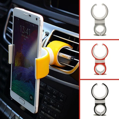 Phone Accessories Portable Double C Mobile Phone Holder Silicone Car Mount Phone Holder for Bike