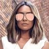 Photochromic Glasses Oculos De Grau Fashionable Summer Silver Mirror Shades Women Men Customized Logo Sunglasses 2024 New