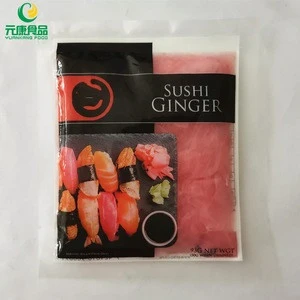 Pickled Red Ginger Slices Sushi Gari Instant Gift Polybag Packaging Familly Consumption