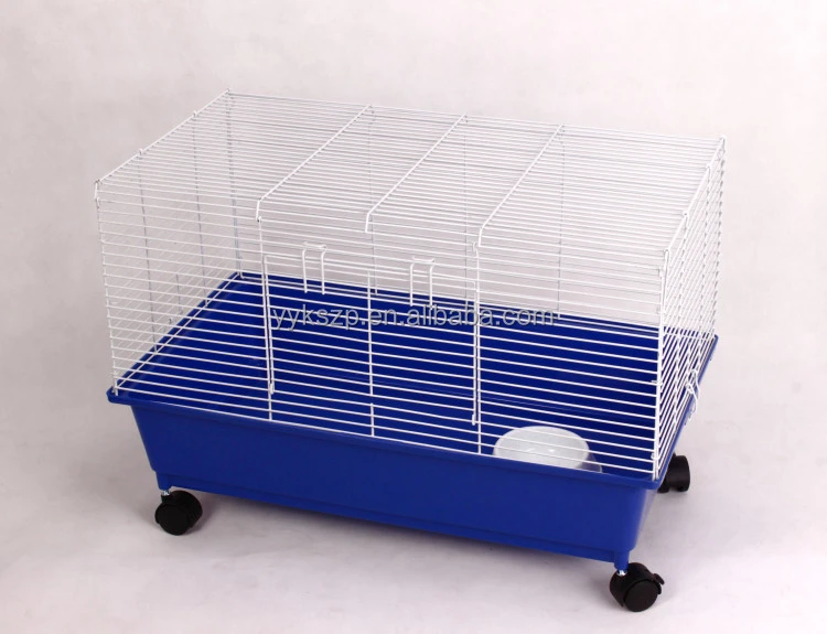 plastic and metal wire hamster cage breeding cage with wheels