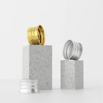 Plastic Bottle Screw Caps Silver Aluminum Cap Hot Sell New Design 18mm 20mm 24mm Gold Sliver Standard Exported Packaging 100pcs