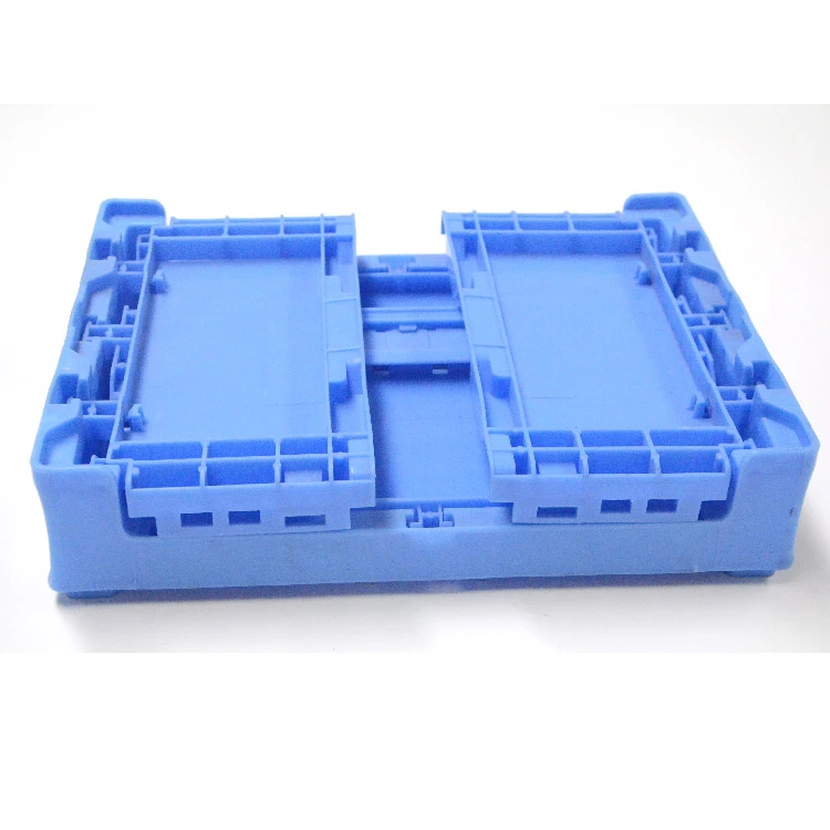 Plastic Foldable Turnover Box Stackable Crates Paper Plastic Milk Crates