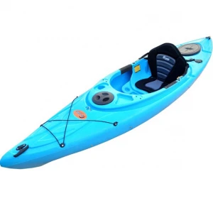 Plastic Kayak Sit On Top With Rudder and Foot Rest
