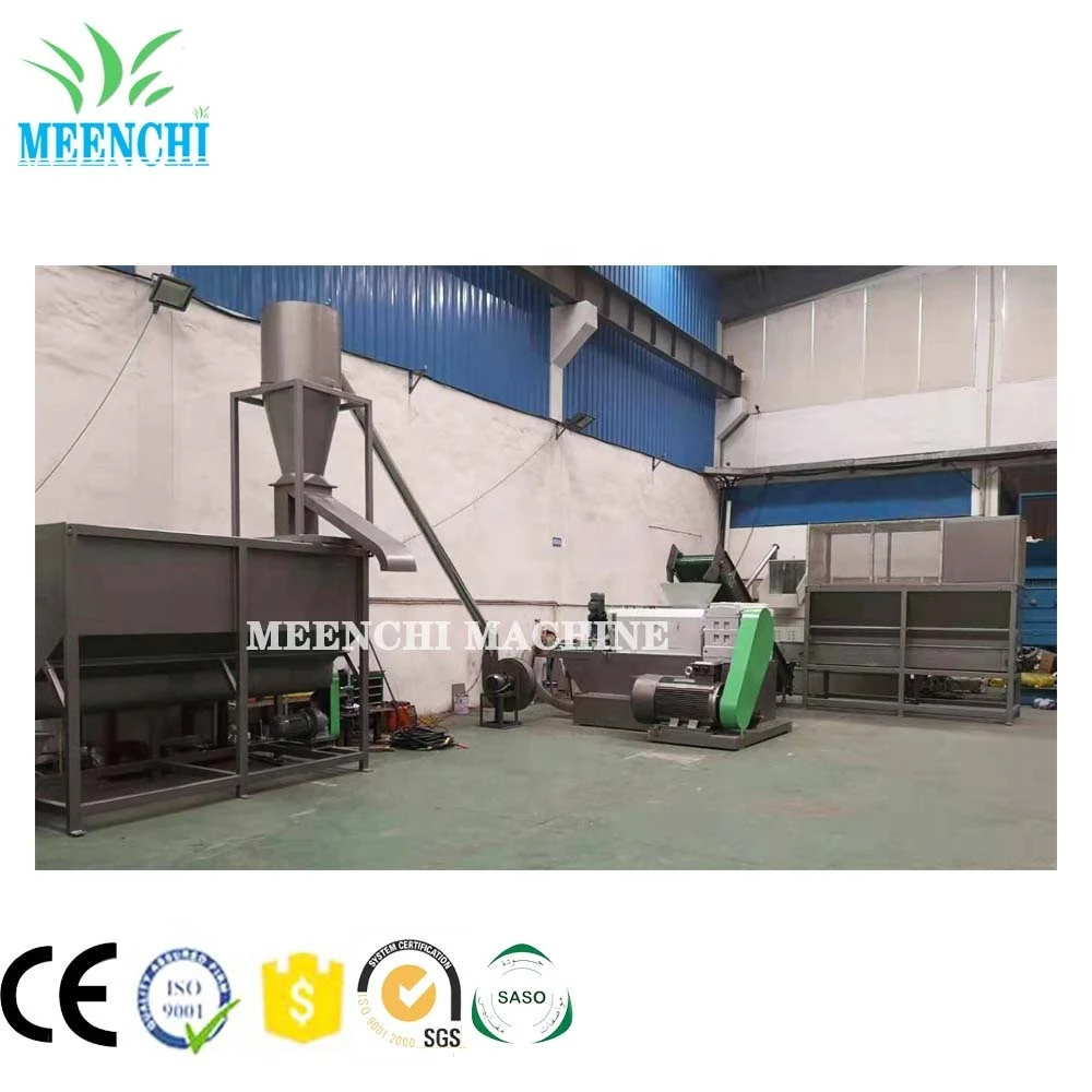 Plastic Recycling Polyester Granule Making Machine To Make Plastic Pellets