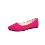 Plus Size 35-43 Shoes For Woman Girl Shoes Flats Slip on Candy Color Black Loafers Ladies Ballet Flats Women Shoes Manufacturer