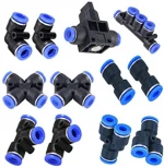 Pneumatic system Plastic Quick coupler One Touch in Air Fittings push to connect Fittings for Air Industry