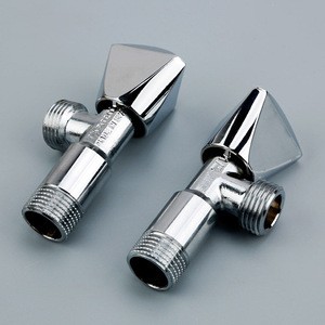 Polished Chrome Plated Brass Angle Valve with Filter