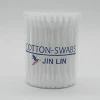 Popular style Cotton buds with flat head and lip Daily life care  with plastic stick