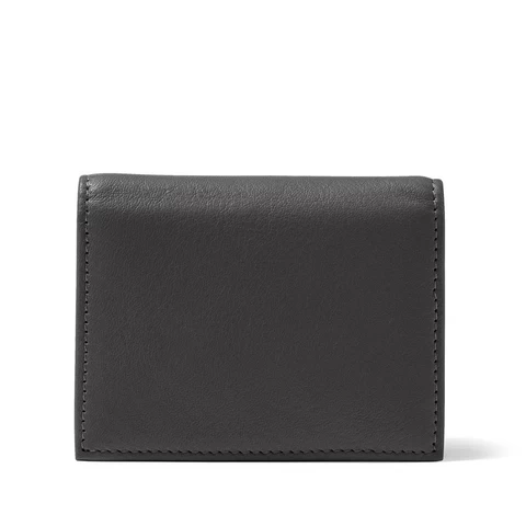 Portable RFID Genuine Leather Custom Credit Card Bifold Card Holder Wallet