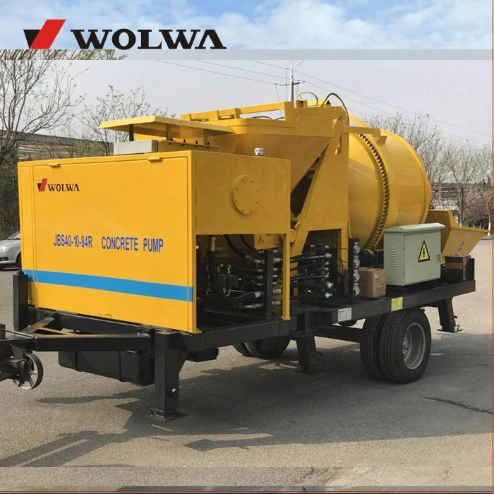 portable small diesel concrete pump with reasonable price on sale