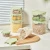 Import Portable Stackable dry food storage jars Grain dispenser cereals container airtight pantry food box set corn snacks with lid from China