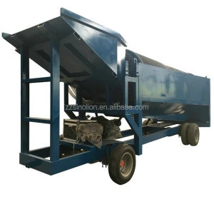 Portable type mobile alluvial sand gold dust separator machine factory price for Ghana