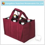 PP Laminated Material Open OEM ODM Non Woven Handle Nonwoven Bag