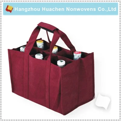 PP Laminated Material Open OEM ODM Non Woven Handle Nonwoven Bag
