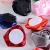 Import Pre-made ribbon bow,2.5cm satin ribbon rose flower bud woman hair ribbon bow for garment /hair decoration from China