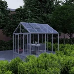 prefab house Greenhouse Glass House Single Aluminum Winter Garden Conservatory Square Wall Sunroom