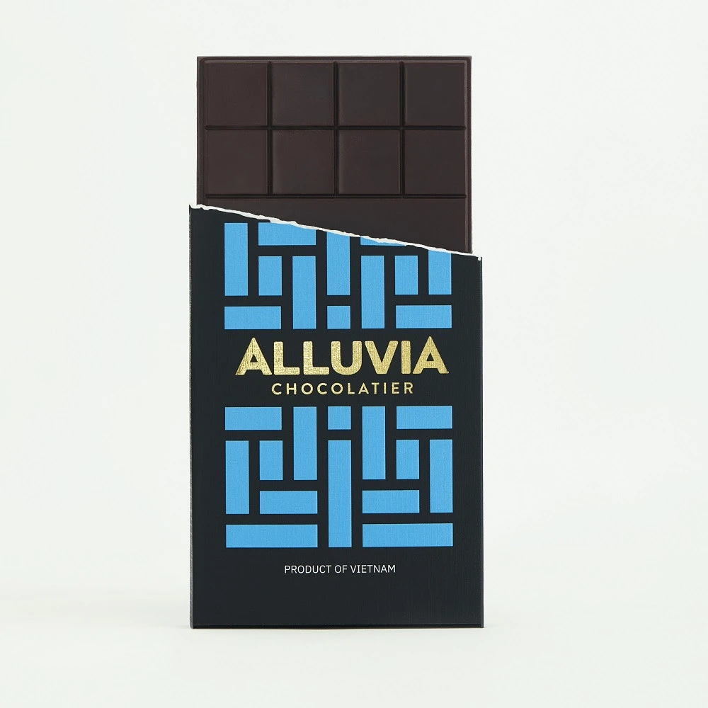Prime hand-crafted Single Origin Bean-to-Bar 70% Cacao Bittersweet Chocolate Bar with Pepper from Vietnam