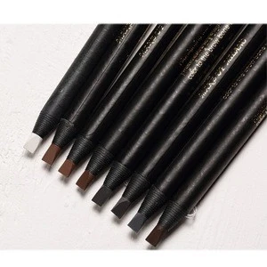 Private Label White Color Microblading Eyebrow Pencil with Brushes