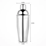 Professional 24oz Cocktail Shaker Professional Stainless Steel Bar Tools