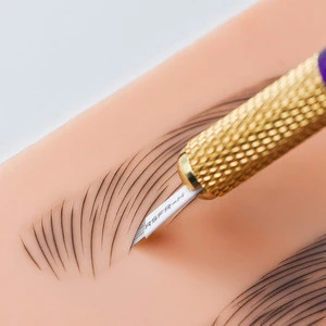 Professional eyelash extension training school tattoo practice synthetic skin eyebrows microblading practice skin for eyebrows