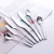 Import Promotional best selling Silverware Stainless Steel Cutlery Set hotel 20 pcs flateware set from China
