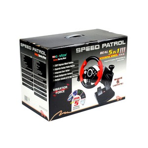 Promotional Wholesales Video Game For PC Steering Wheel Cowboy Racing Car Game Steering Wheel