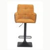 PU bar stool chair modern, metal bar chair adjustable