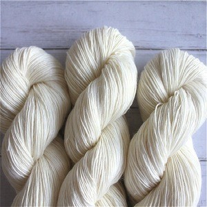 Pure Merino Wool Single Ply Fingering Weight Natural Handknitting Yarn