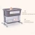Import Purorigin adjustable multi-funtional baby infant bedside cot bassinet with playen from China