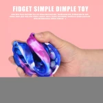 Push it bubble sensory toys Autism needs gentle stress relief toys Adult children fun little anti-stress toys