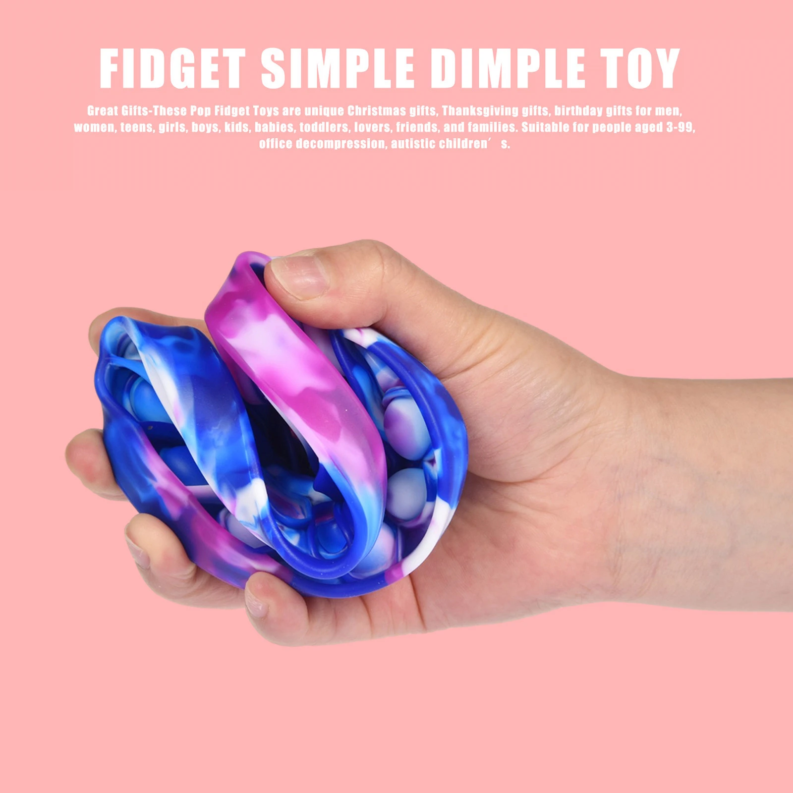 Push it bubble sensory toys Autism needs gentle stress relief toys Adult children fun little anti-stress toys