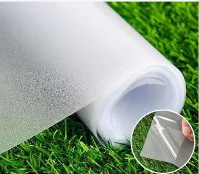 PVC Frosted Window Film Thermal Insulation UV Protection Glass Film Sticker Decorative Film
