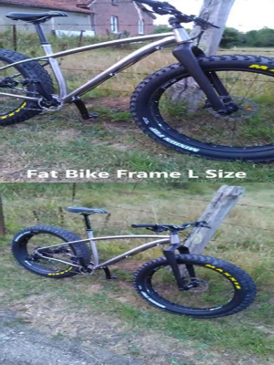 PYTITANS Titanium bicycle frame titanium fat bike frame titanium mountain bike frame Customized