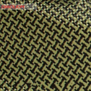 QIAOLION 200g/m2 I-Shaped Aramid Carbon Hybrid Fabric/Cloth/Rolling Production