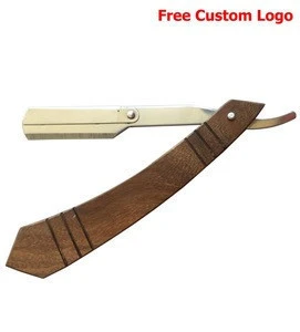 quality wood handle swing lock shaving straight razor