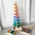Import Rainbow Music Petals Tree Wooden Ball Track Toy Baby Color Music Cognitive Enlightenment Montessori Educational Toys from China
