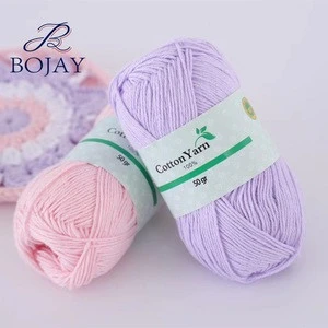 Ready Stock Cotton Yarn,  Super Soft Milk Cotton Yarn 8s/4  Crochet Ball Yarn, 30 Colors for knitting and crochet