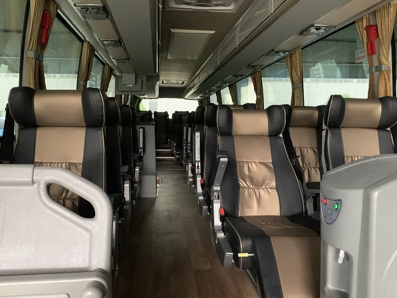 Ready to ship 32+1+1 luxury tour buses coach passenger bus color design on sale