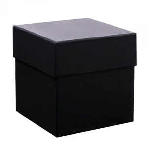 Ready to ship fast delivery paper boxes, Custom logo black paper boxes, Packaging luxury candle paper box
