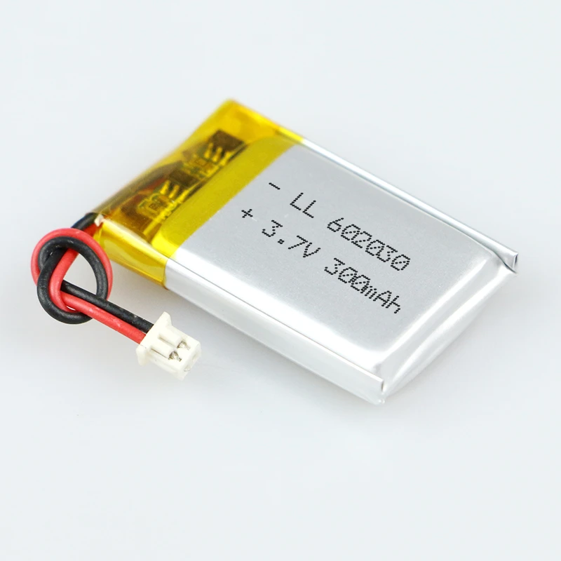 Rechargeable Li Polymer Battery 3.7V 300mah 602030 Lithium Polymer Battery