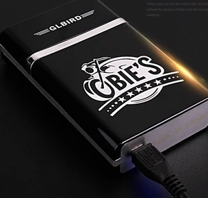Rechargeable USB Cigarette Lighter With Cigarette Case