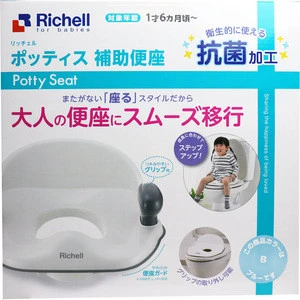 ::Richell Pottis auxiliary toilet seat K blue
