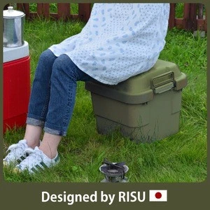 Robust and Popular picnic basket storage container with lid with handles
