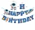 Import Rocket flying saucer  happy birthday garland banner letter astronauts style birthday flag party decoration children spaceship from China